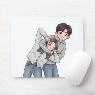 Romantisches Koreanisches Drama Süße Geste eines P Mousepad