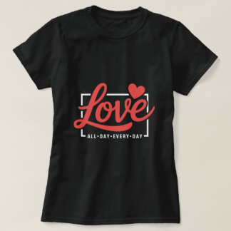 Romantisches Liebeszitat Grafik-T-Shirt – Handlett T-Shirt
