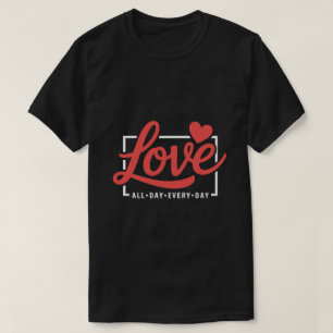 Romantisches Liebeszitat Grafik-T-Shirt – Handlett T-Shirt