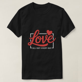 Romantisches Liebeszitat Grafik-T-Shirt – Handlett T-Shirt