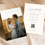 Romantisches Minimalistisches Foto Doppelseitig Save The Date<br><div class="desc">Erleben Sie Ihre Liebe mit diesem Romantik Minimalistischen Full Foto Double Sided Save the Date mit einem intimen Paar Foto und eleganten handgeschriebenen Skriptdetails. Dieses Design ist perfekt für moderne Paare, die eine sanfte, verträumte und raffinierte Ästhetik suchen, und vereint Wärme und Eleganz mühelos. Die raffinierte Serifentypografie und die luftigen,...</div>