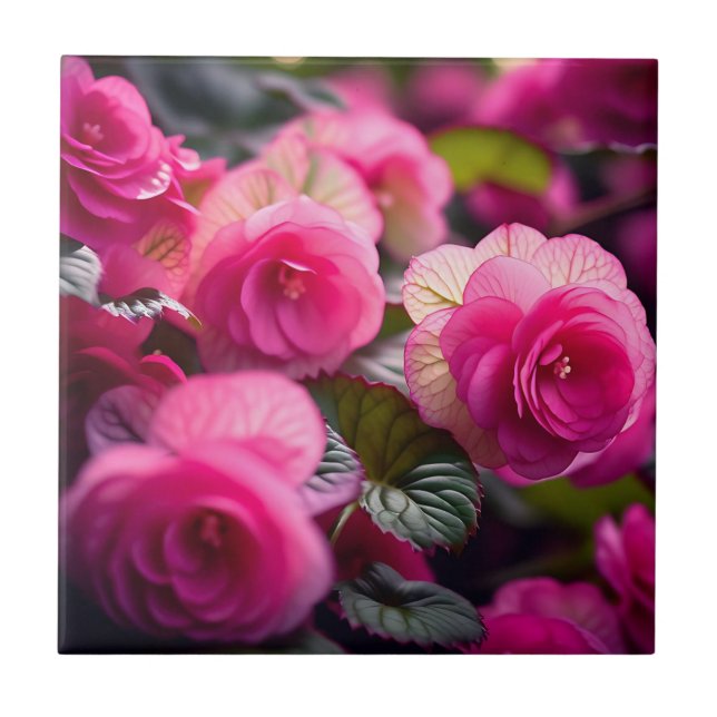 Romantisches Muster Fliese (Vorderseite)