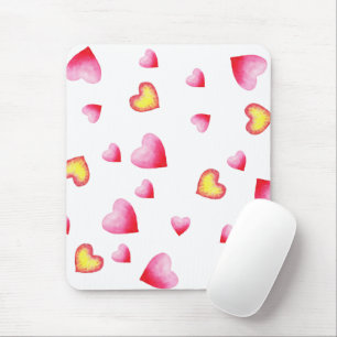 Romantisches Niedliches Rotes Herz Mousepad