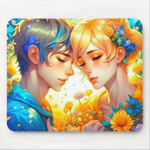 Romantisches Paar-Geschenk   Anime Boy and Girl Mousepad