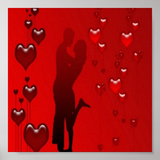 Romantisches Paar Poster (Vorne)