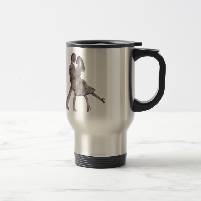 Romantisches Paar Reisebecher (Rechts)