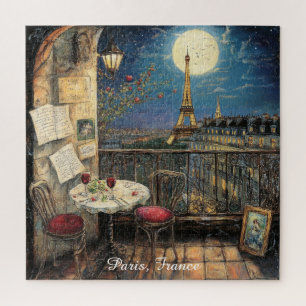 Romantisches Paris Frankreich Eiffelturm Illustrat