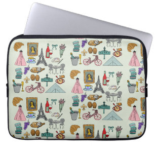 Romantisches Paris Laptopschutzhülle