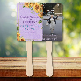 Romantisches Party für Sonnenblumen Fächer