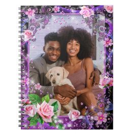 Romantisches Personalisiertes SpiralNotebook Notizblock