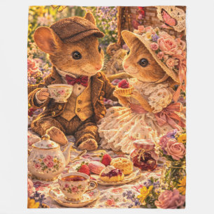 Romantisches Picknick Paar Geschenk Kuschel Tee Li Fleecedecke