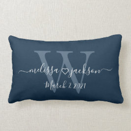 Romantisches Pillow mit Namen, Anfangsbuchstaben u Lendenkissen