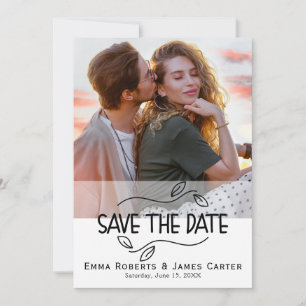 Romantisches QR-Foto Save the Date