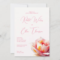Romantisches Rosa Blumenmuster