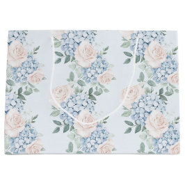 Romantisches Rosa Blüten Brautparty Große Geschenktüte