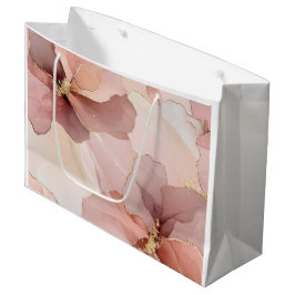 Romantisches Rosa Brautparty Große Geschenktüte