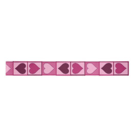 Romantisches Rosa hört auf und ab Satinband