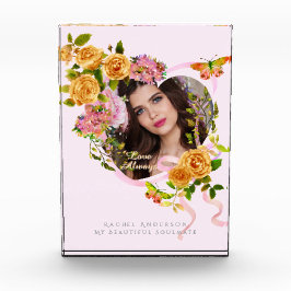 Romantisches Rosa Liebe Foto Rosa