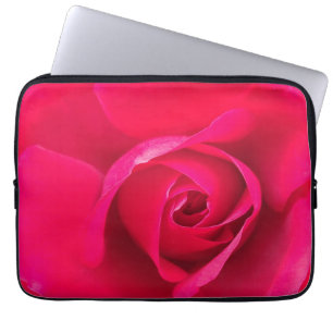 Romantisches Rot Pinke Rose v2 Laptopschutzhülle