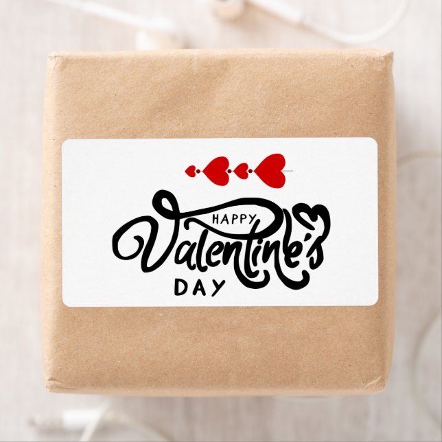 Romantisches Rotes Herz Valentinstag Design (Insitu)