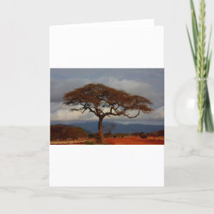 Romantisches Safari Africa Brautparty Custom Peace Dankeskarte
