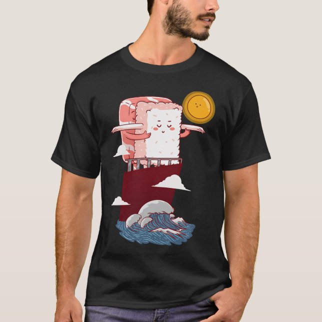 Romantisches Sushi T-Shirt (Vorderseite)
