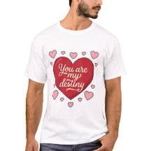 Romantisches T-Shirt You Are My Destiny