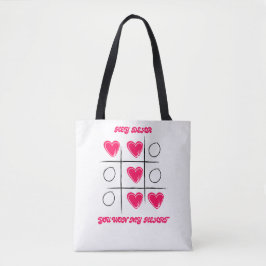 Romantisches Valentingeschenk gewinnst du das Weiß Tasche