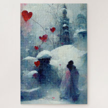 Romantisches Valentins Puzzle