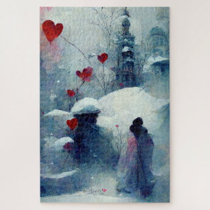 Romantisches Valentins Puzzle