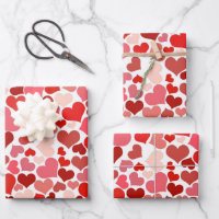 Romantisches Valentinstag Herz Muster