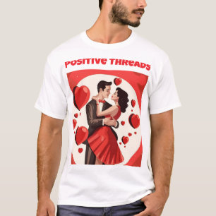 Romantisches-Valentinstag-Paar-T-Shirt Liebe Her T-Shirt