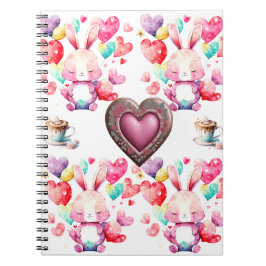 Romantisches Valentinstag-Wallpaper - Herz-Design Notizblock