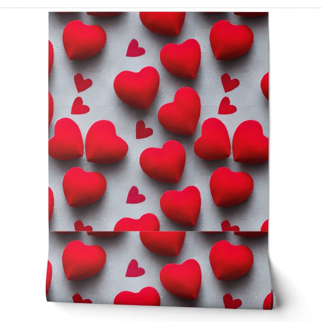 Romantisches Valentinstag-Wallpaper - Herzliche Li Tapete (Abrollen)