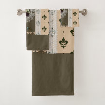 Romantisches Vintages HandtuchSet