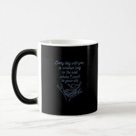 Romantisches Zitat-Geschenk für Paare und Jahresta Verwandlungstasse
