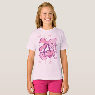Romantisches Zwei-Herzen-T-Shirt für Mädchen T-Shirt