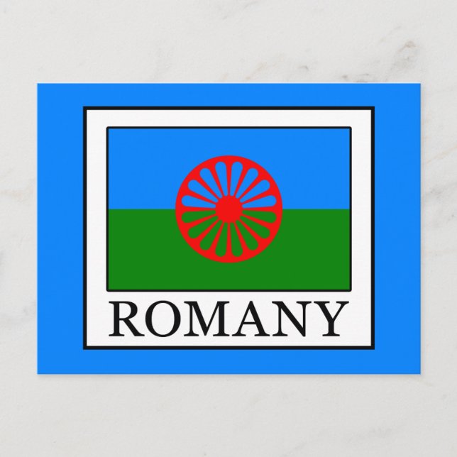 Romany Postkarte (Vorderseite)