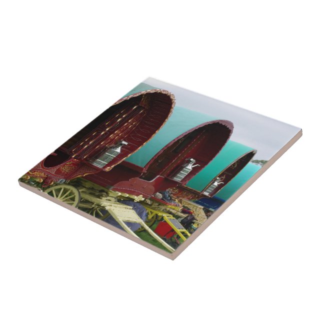 Romany Sinti und Roma Caravans Fliesen (Seite)