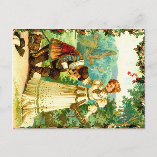 Romanze Postkarte (Vorderseite)