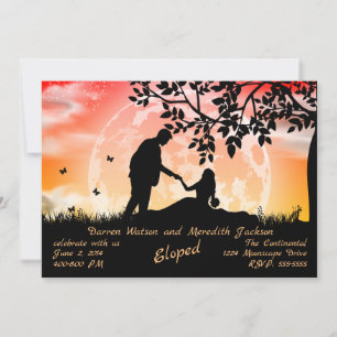 Romanze unter orangem Mond bei einer heimlichen Ho Einladung