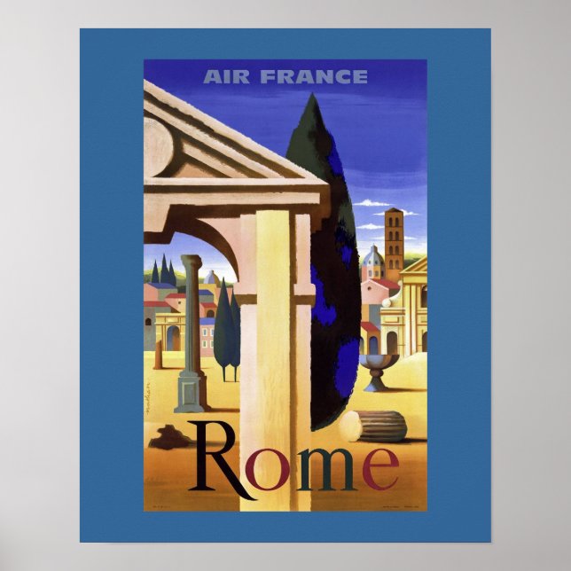 ROME - Affiche de voyage (Devant)
