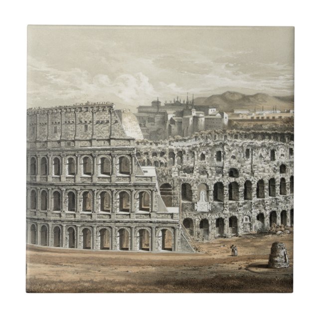 ''Rome Coliseum''-Kachel Fliese (Vorderseite)