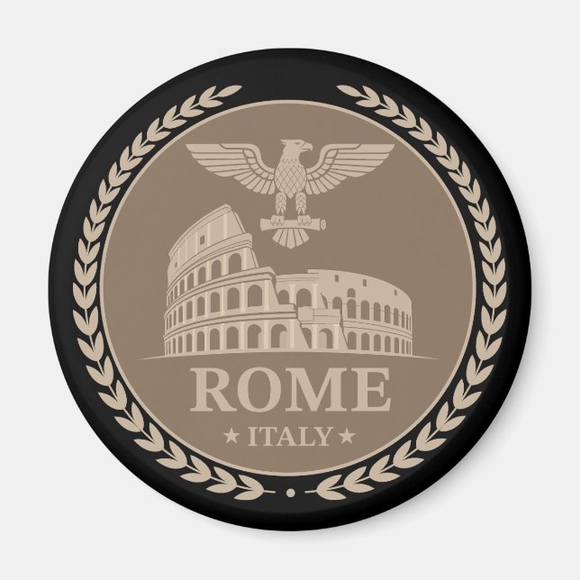 Rome Colosseum Italy Europe Magnet (Vorne)
