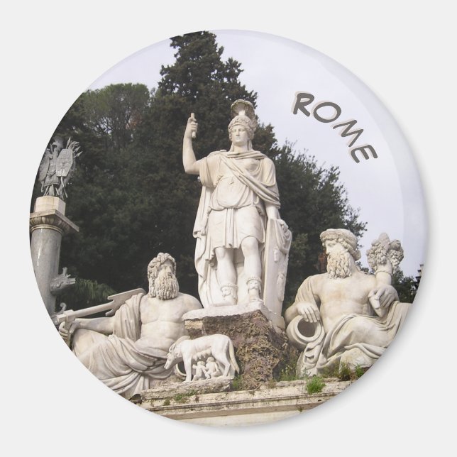 Rome Cust. Magnet de texte (Devant)