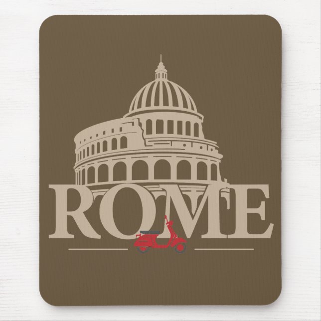 Rome Italy Europe Mousepad (Vorne)