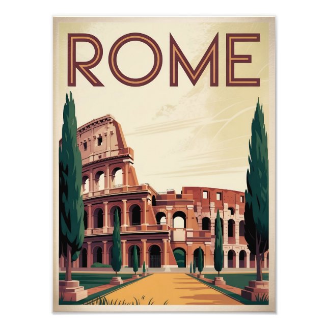 Rome Italy vintage Fotodruck (Vorne)