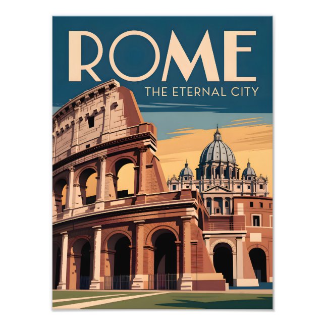 Rome Italy vintage Fotodruck (Vorne)