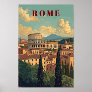 Rome Kolosseum Poster Wandkunst