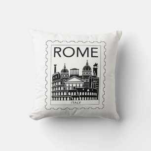 Rome Souvenir Italy Postage Briefmarke Kissen